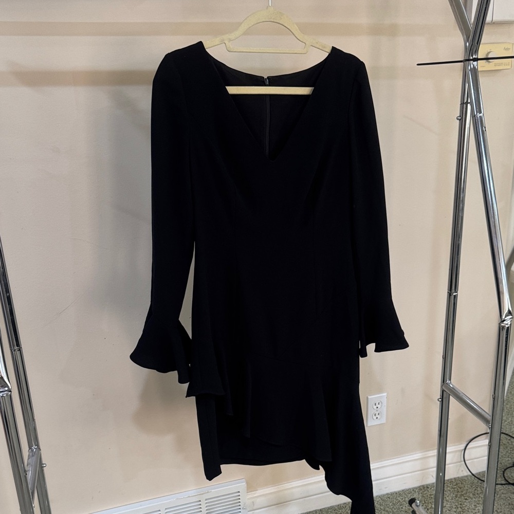 Nue by Shani Black Asymmetrical Dress